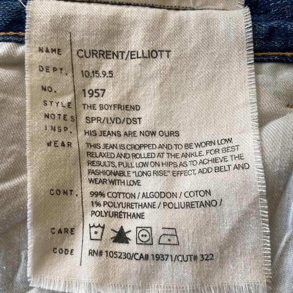 Current Elliot distressed boyfriend jean - Picture 6 of 16